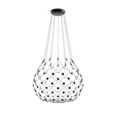 52016 Висечка светилка MESH LED 84x3W 3000K Црна Ф85 Luxen
